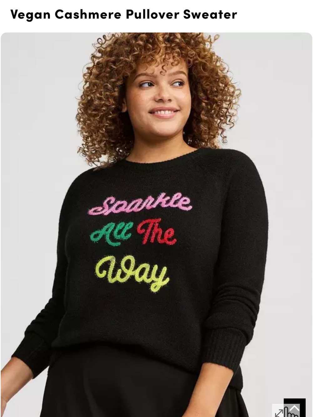 Torrid sparkle all the way sweater plus size 2x
